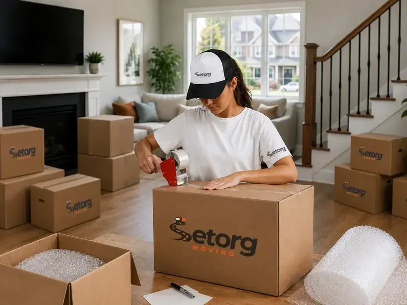 Professional packing services by Setorg Moving for residential and commercial relocations in the Greater Toronto Area