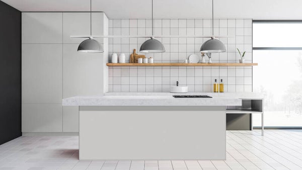 MDflam/Spanplatte Ultraweiß - weiß - m-weiß - Perlcreme - Beige - Creme - Vario Nerz - Mosambik - Bürograu - Grau