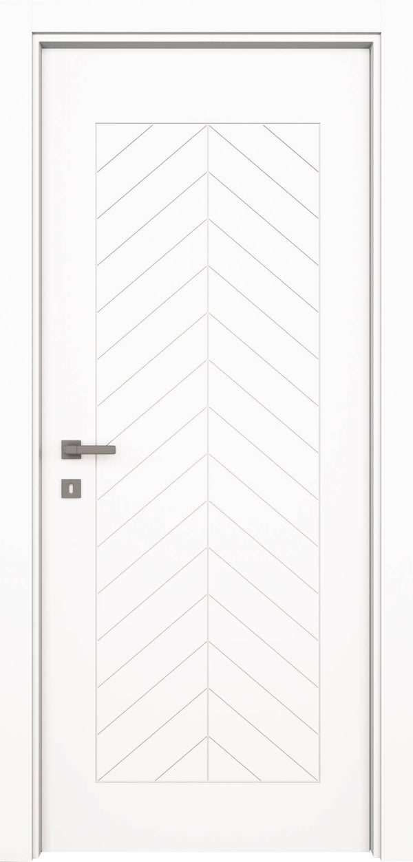 Fischgrätenlack weiß