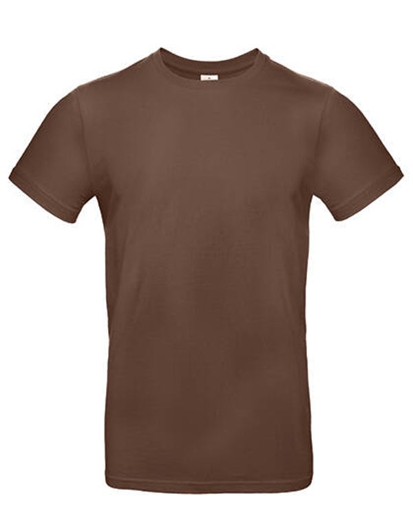 T-shirt man bruin gepersonaliseerd