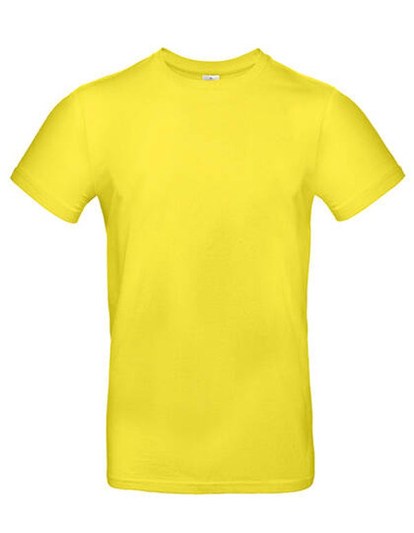 T-shirt man geel