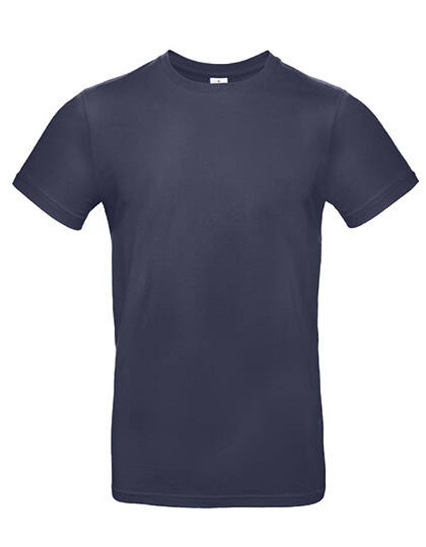 T-shirt man navy blauw gepersonaliseerd