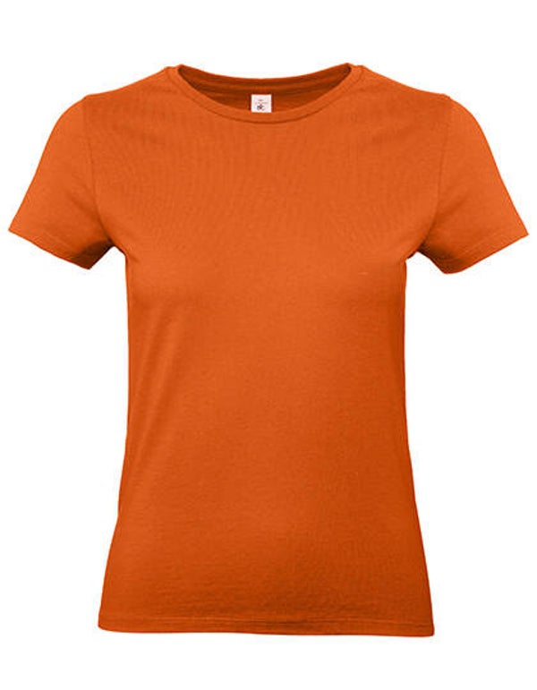 T-shirt oranje gepersonaliseerd
