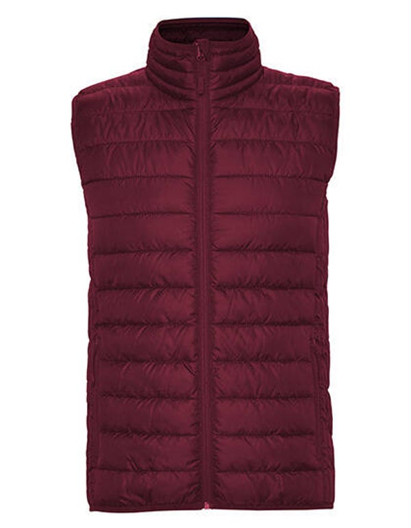 Bodywarmer bordeaux man gepersonaliseerd