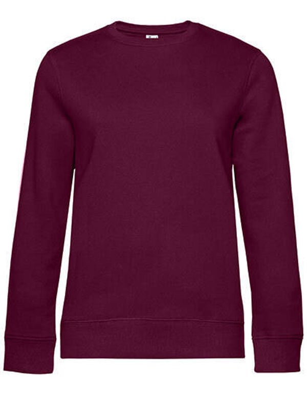 Sweater bordeaux dames gepersonaliseerd
