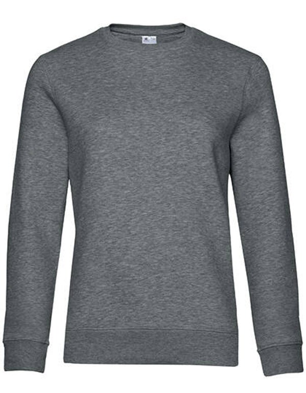 Sweater mid grey dames gepersonaliseerd