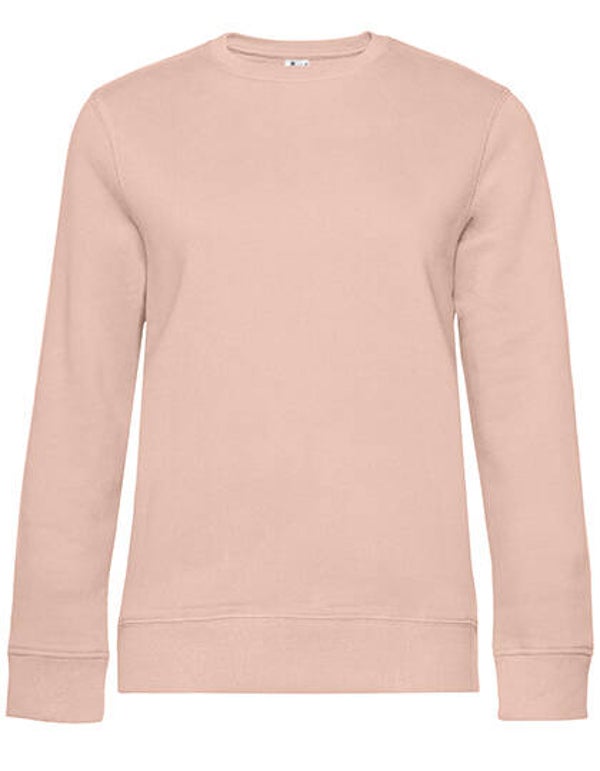 Sweater licht roze dames gepersonaliseerd