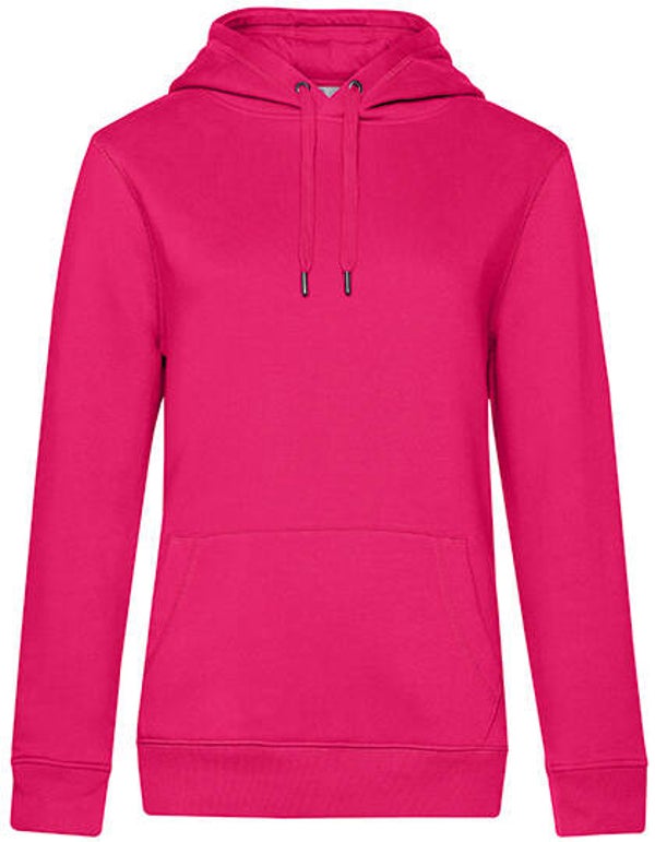 Hoodie fusia dames gepersonaliseerd