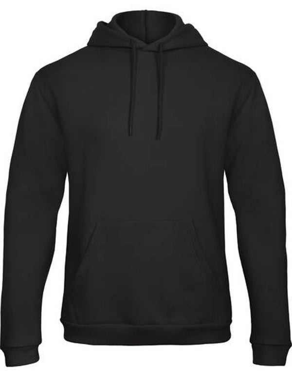 Hoodie man zwart gepersonaliseerd