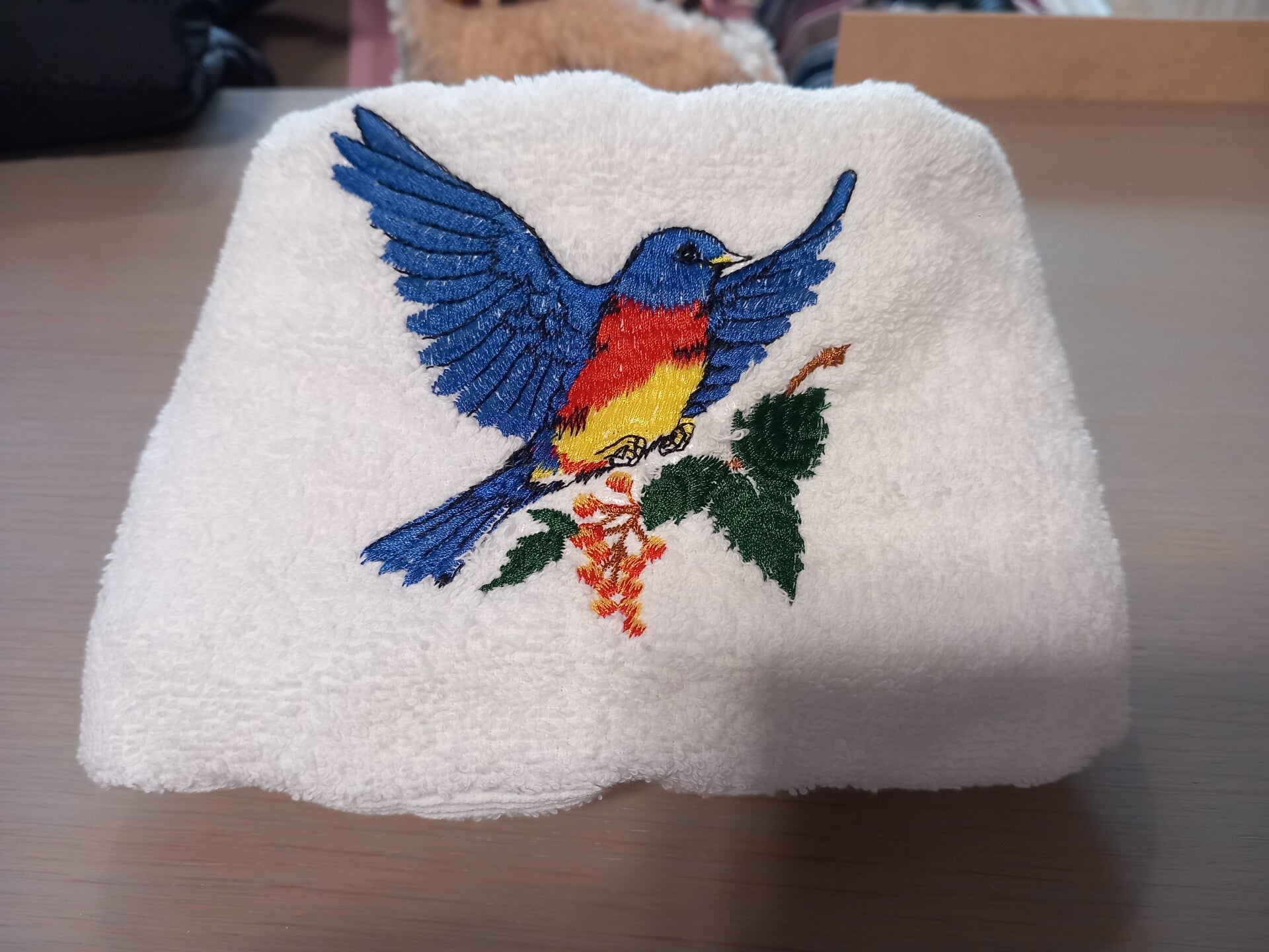 Handdoek vogel