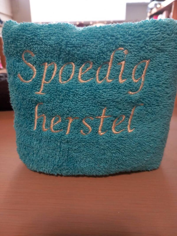 Handdoek spoedig herstel