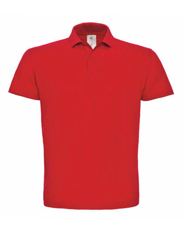 Polo rood man gepersonaliseerd