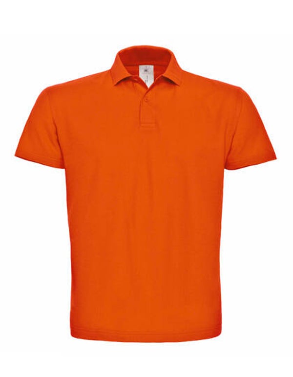 polo oranje man gepersonaliseerd