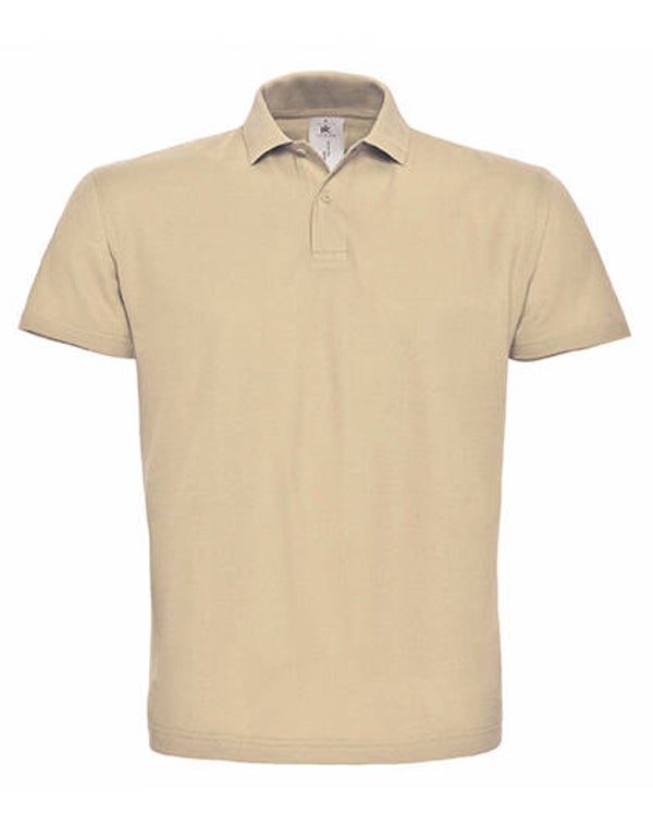 polo zandkleur man gepersonaliseerd