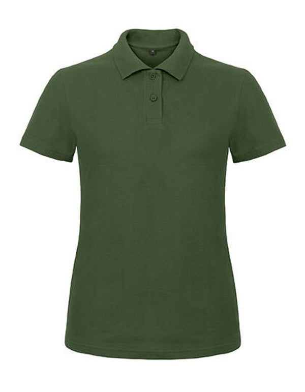 polo dames donker groen gepersonaliseerd
