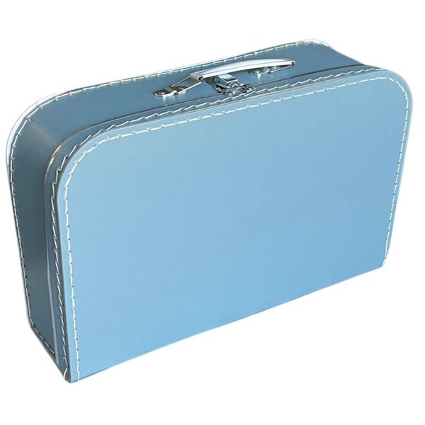 Koffertje grijs blauw