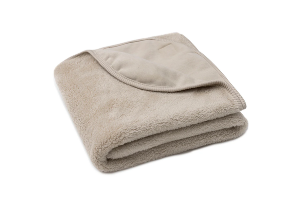 Deken 75x100 cm sherpa basic warm sand