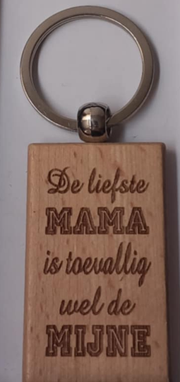 Sleutelhanger de liefste mama