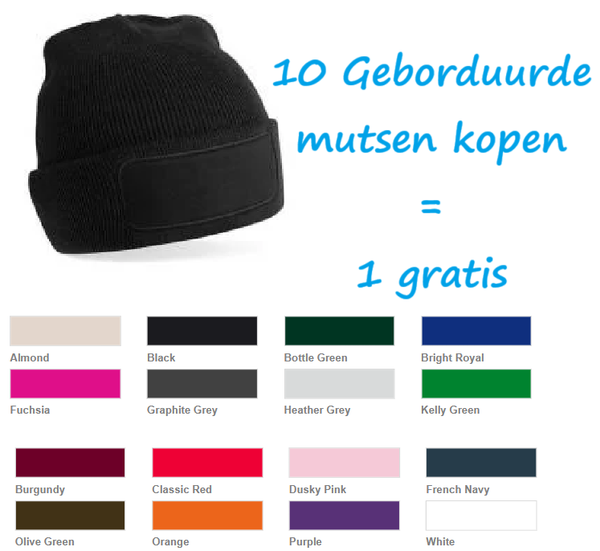 Pakket deal geborduurde mutsen