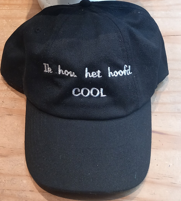 Volwassen pet ik hou het hoofd cool
