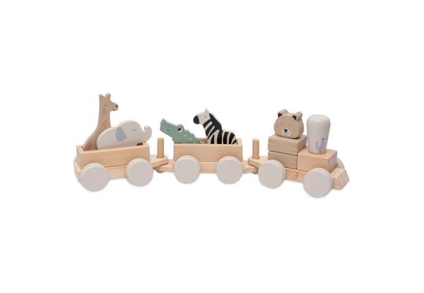 Houten speelgoed trein