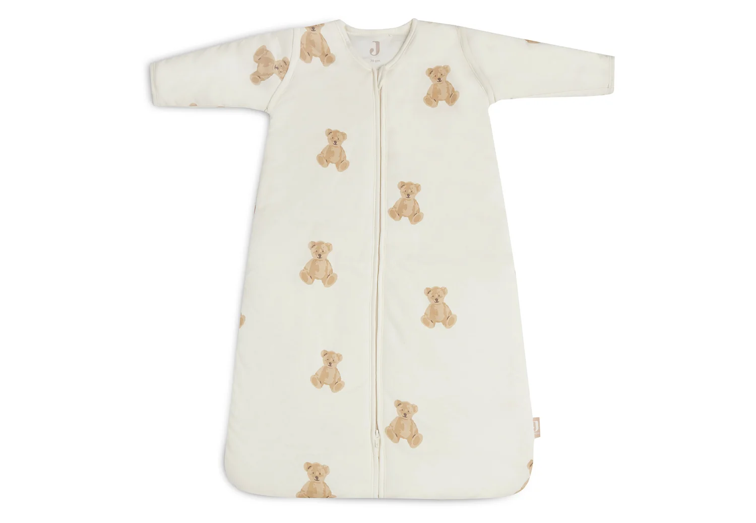 slaapzak met afritsbare mouw 90 cm teddy bear