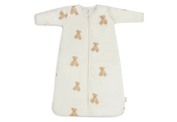 slaapzak met afritsbare mouw 90 cm teddy bear