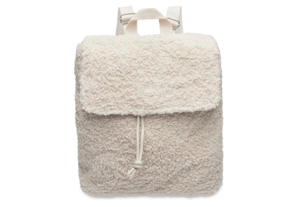 Rugtasje boucle naturel