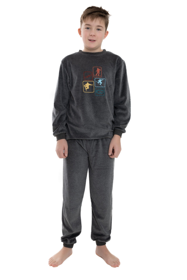 pyjama jongen velours skate