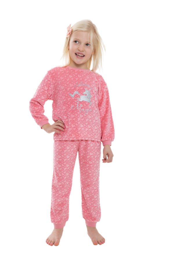 Pyjama unicorn meisjes velours