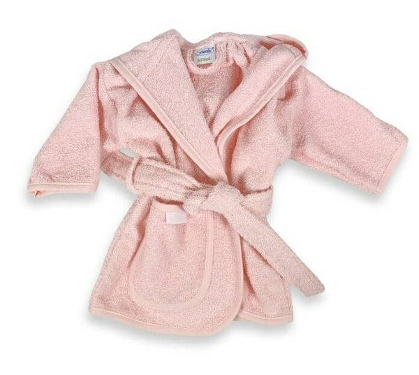 badjas 1-2 jaar licht roze
