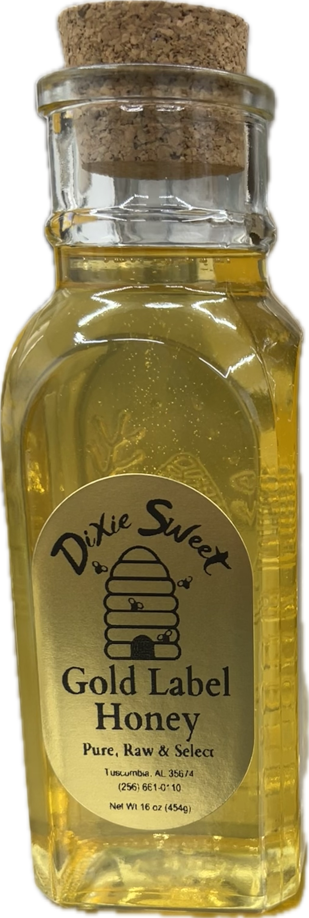 1 lb Clover Honey - Muth glass jar
