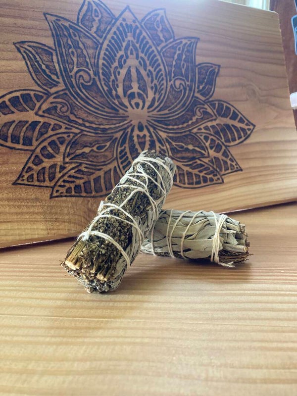 Weisser Salbei und Beifuß Smudge 10cm