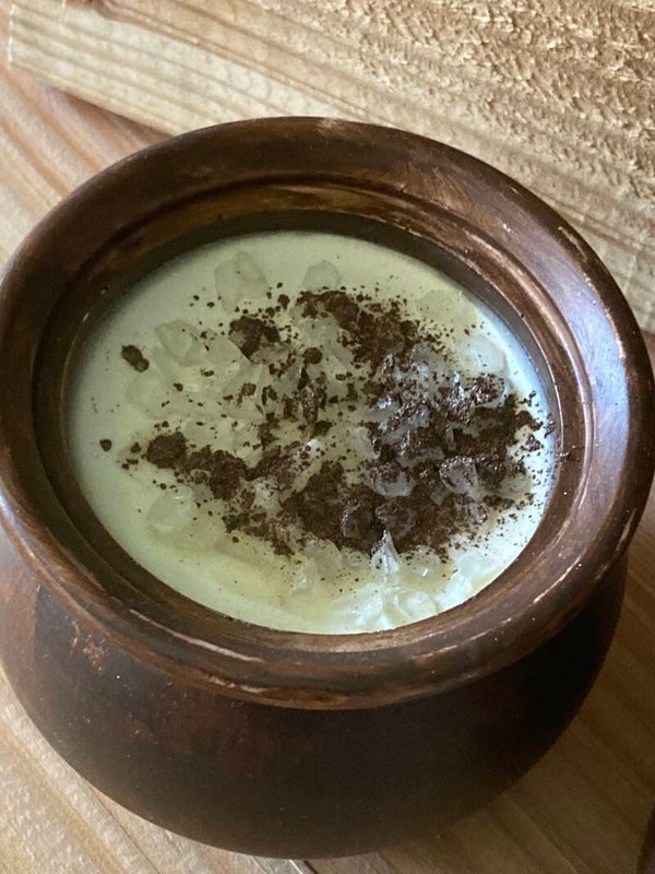 Duftkerze im Keramik-Töpfchen „Honig & Tabak“ 🕯️🍯🍂