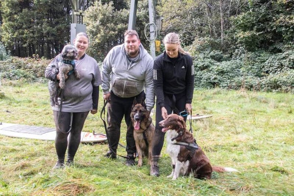 Groepsrun 3 deelnemers + max 3 honden