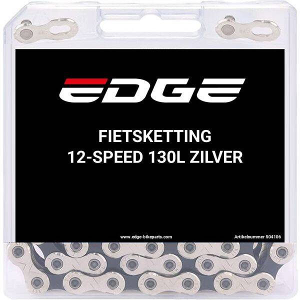 Fietsketting 11 speed Edge CHN-004 met 116 schakels - zilver    - 11 speed  - 116 schakels  - zilvere kleur