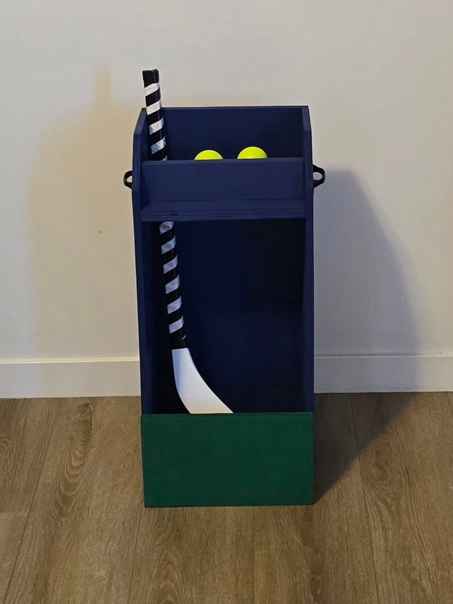 Blue with Green Front- comes with decal of your choice