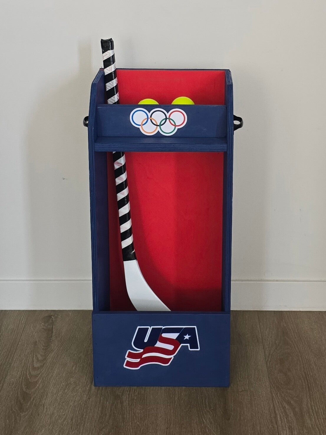 Blue with Red Back - USA Olympic Style