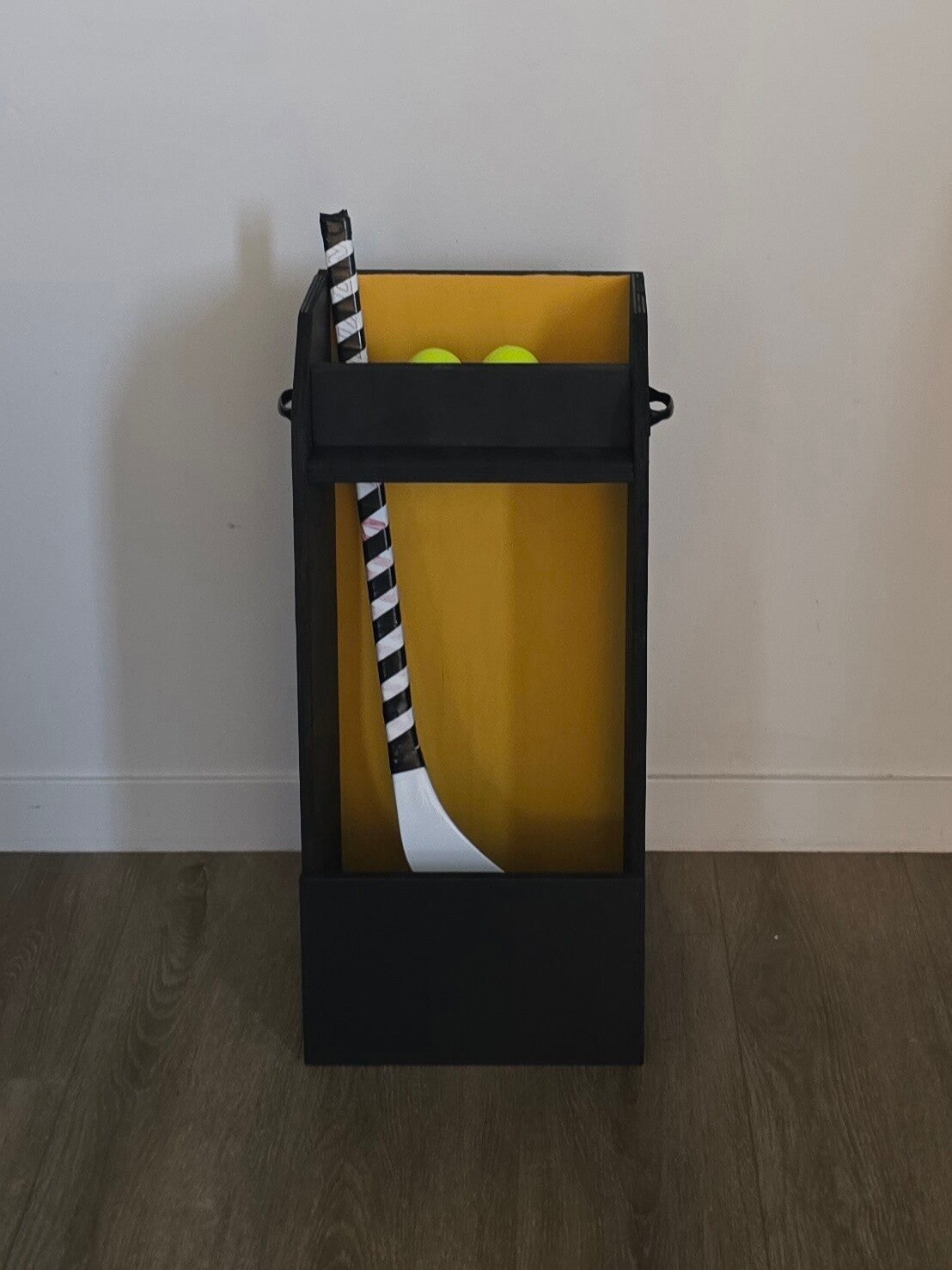 Black with Yellow Back - comes with decal of your choice