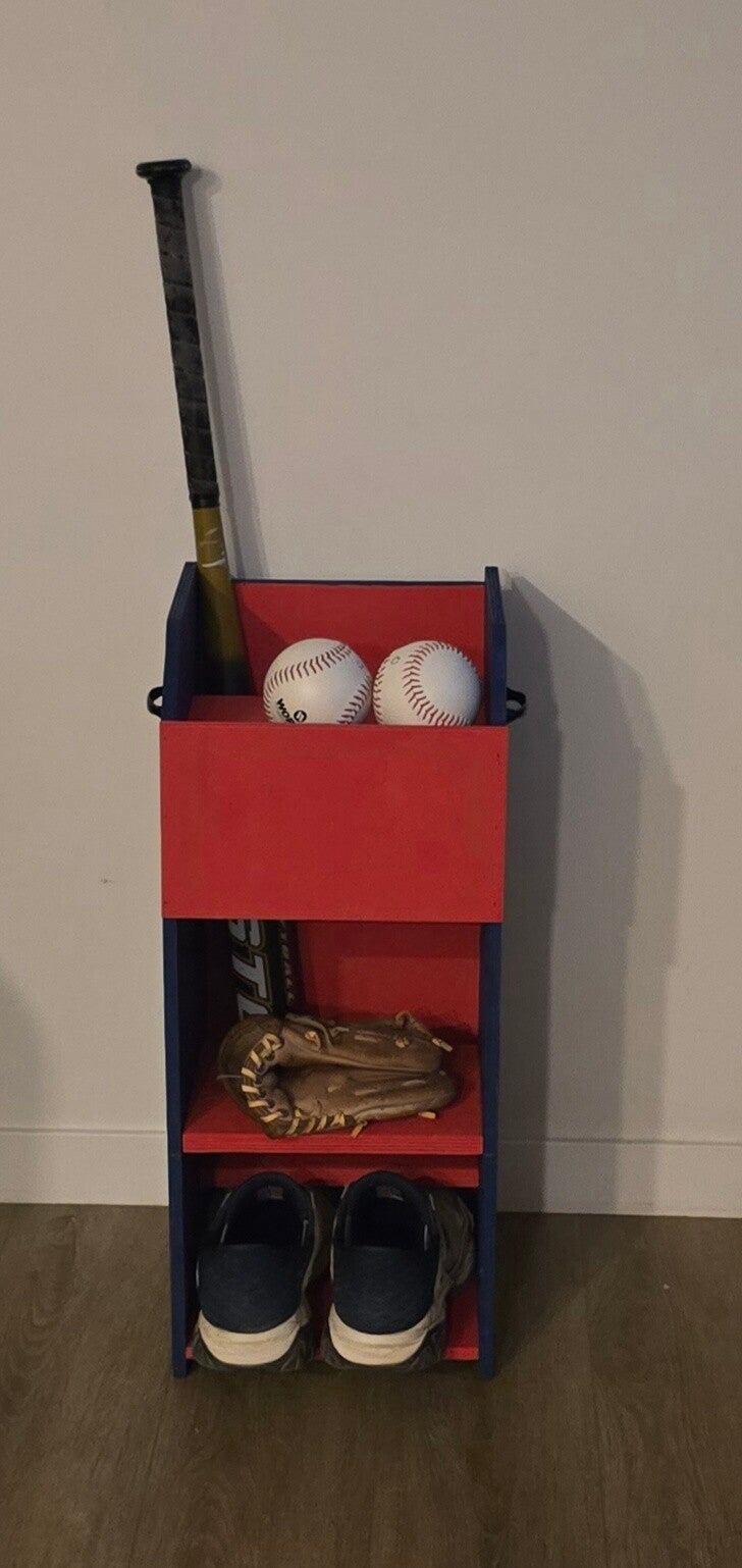 Ball Equipment Holder - comes with decal of your choice