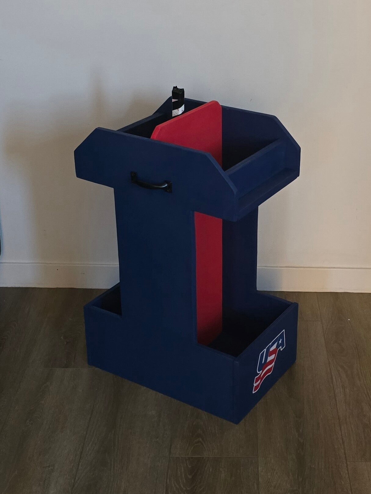 Double Holder:  Blue with Red Back USA Style