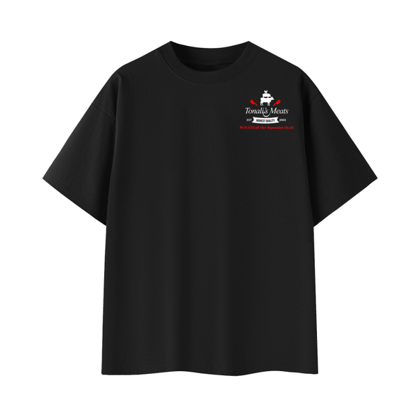 Mens Black Tonali's T-shirt