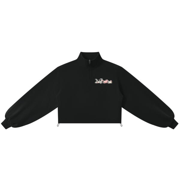 Women’s Mock-Neck Quarter-Zip Sweatshirt