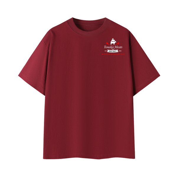 Mens Wine Red Tonali's T-shirt