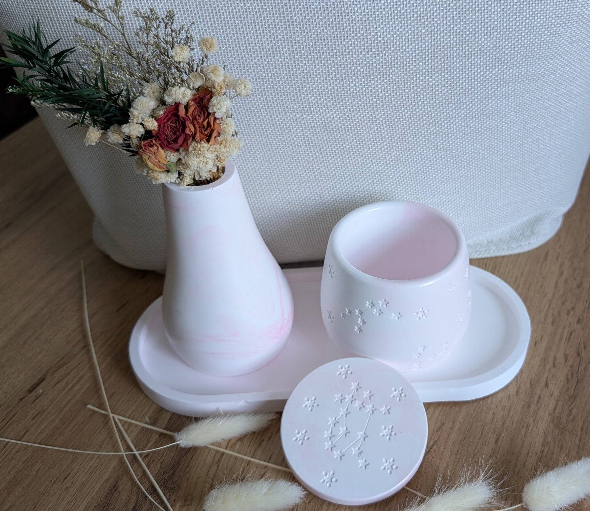 Boîte + vase + plateau 2