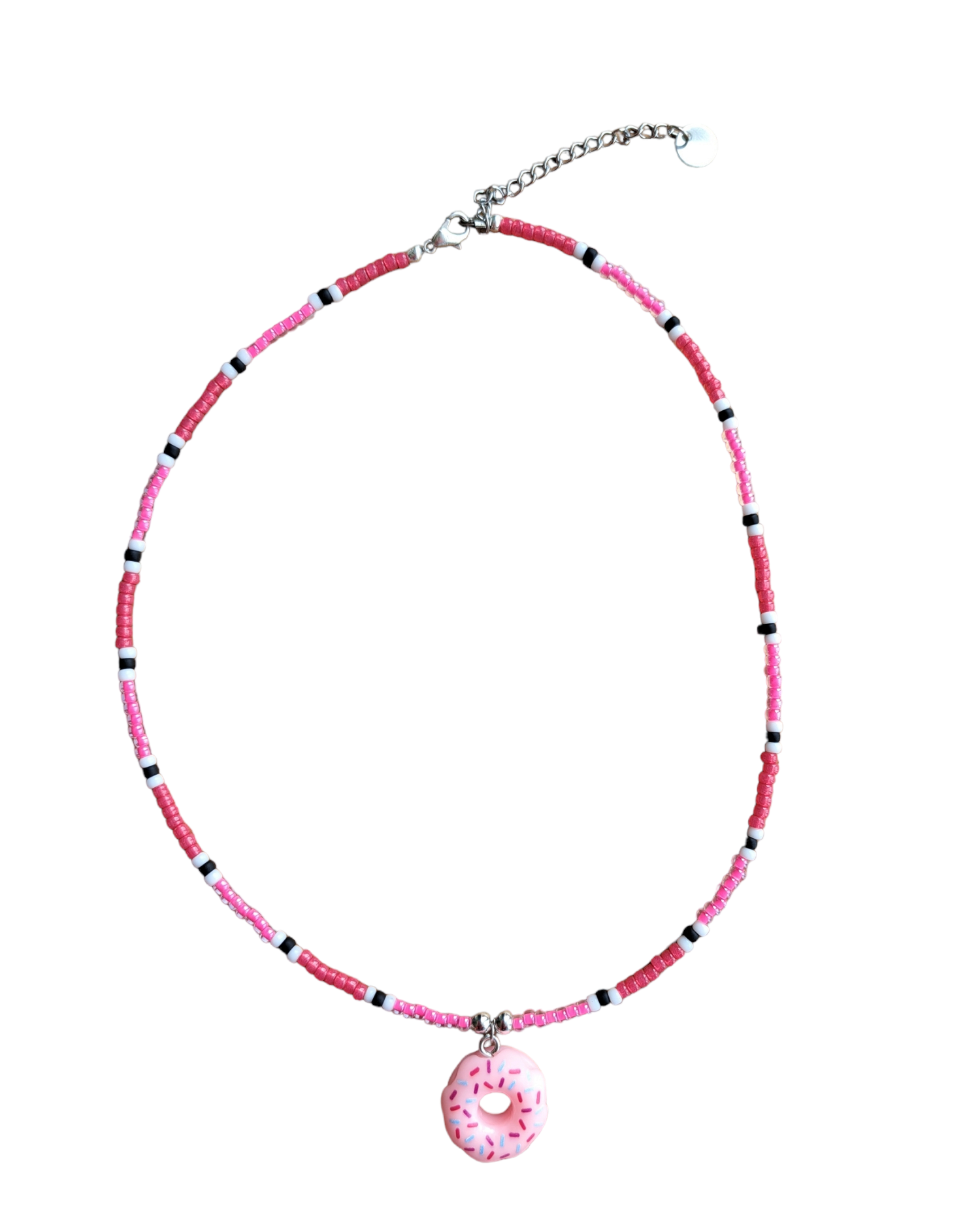 KETTING MET DONUT PINK
