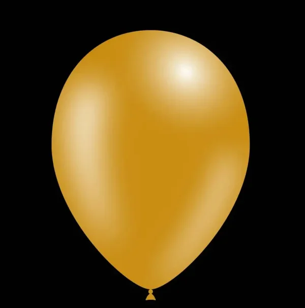 Gouden ballonnen 10 stuks
