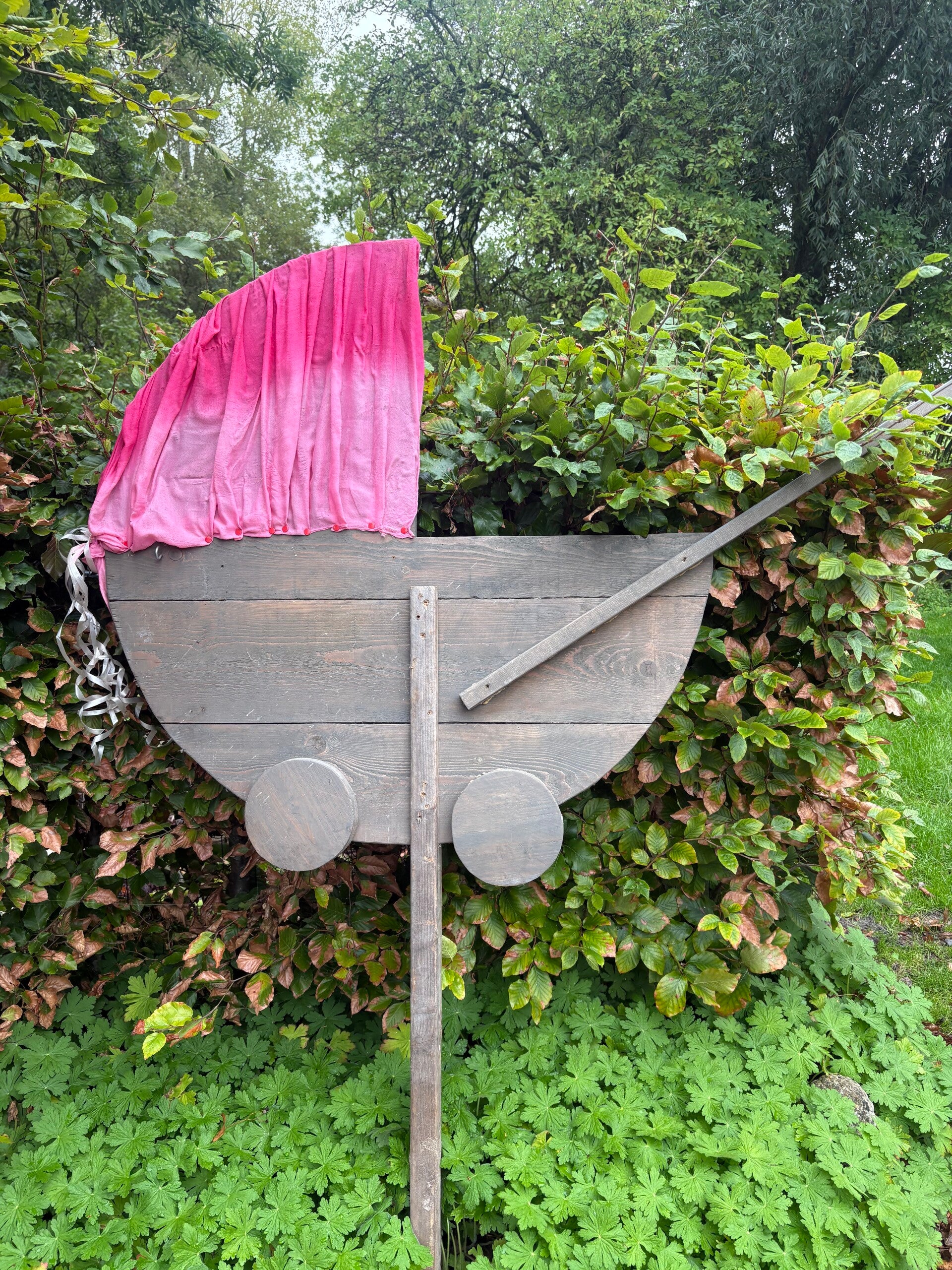 Geboortebord wieg meisje/jongen
