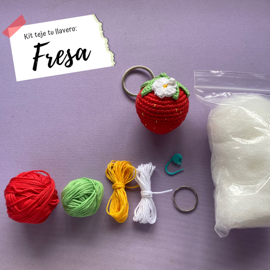 Kit | Llavero fresa