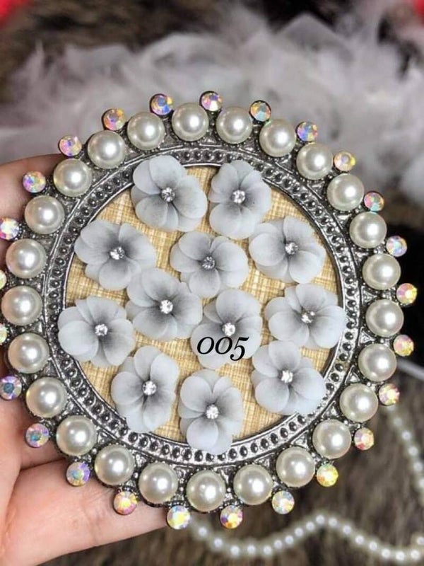 3D acryl handgemaakt bloemen 005 - per 5 stuks OPRUIMING